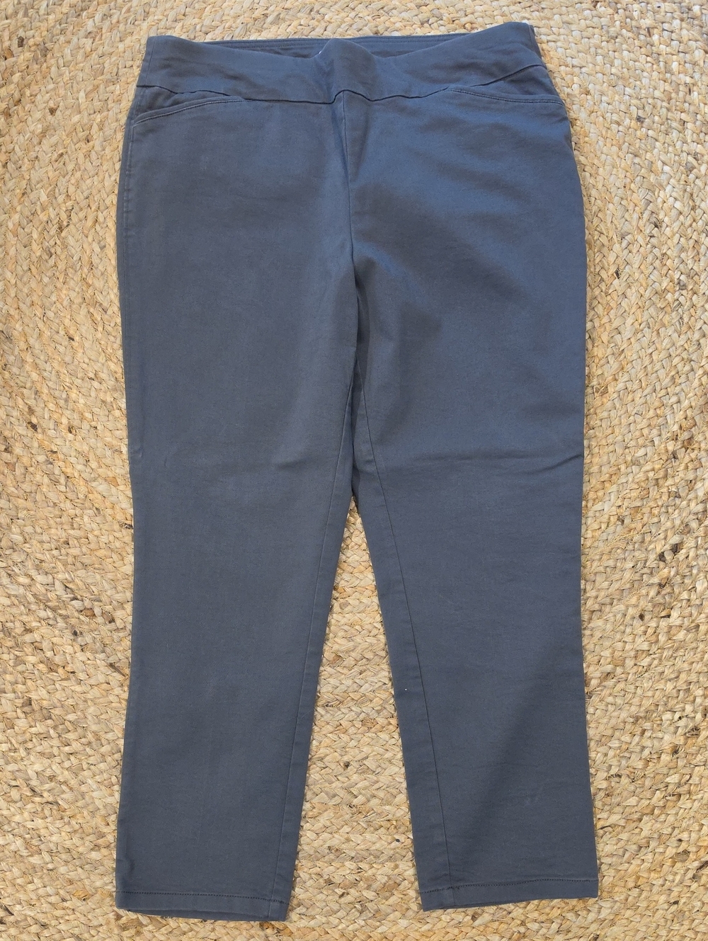 Women's Stretch Slim Ankle Jeans - Charcoal